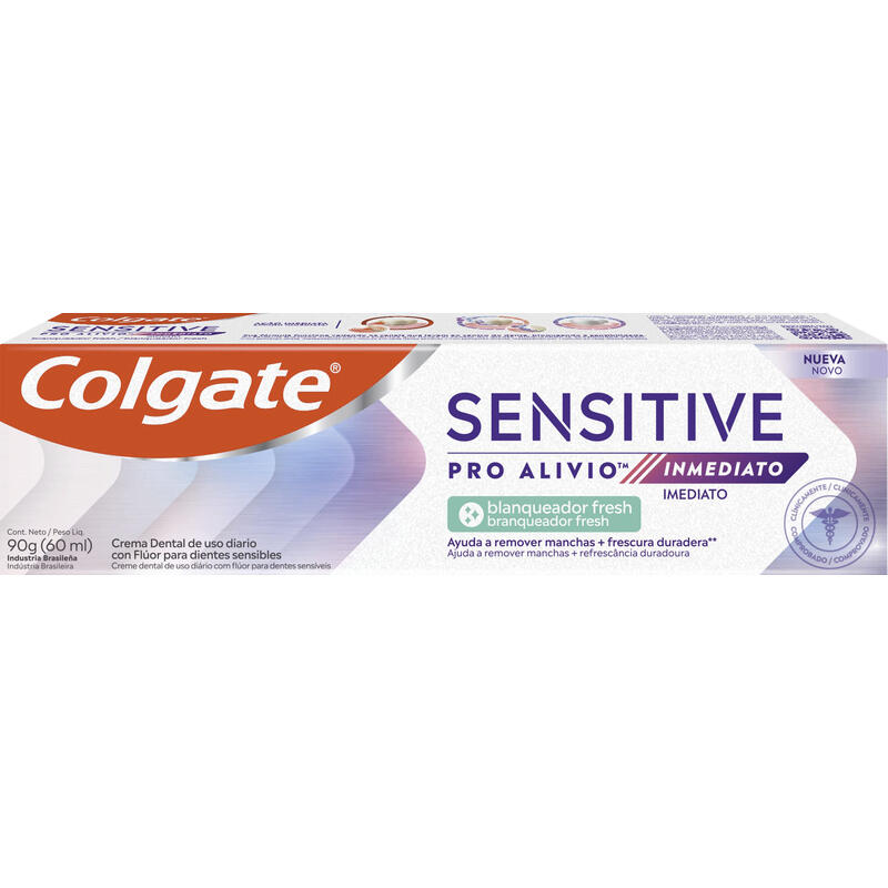 Creme Dental Sensitive Colgate Pro Alívio Branqueador Tubo com 90g
