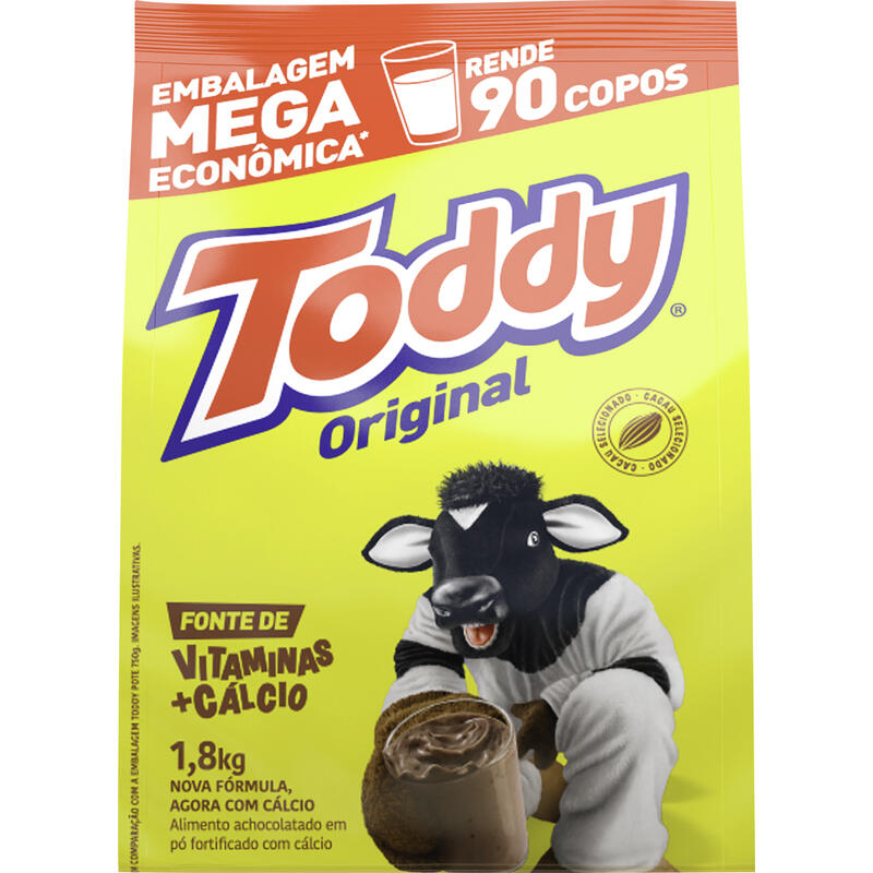 Achocolatado em Pó Toddy Pacote com 1,8kg