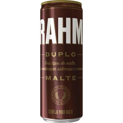 Cerveja Brahma Duplo Malte Lata com 350ml