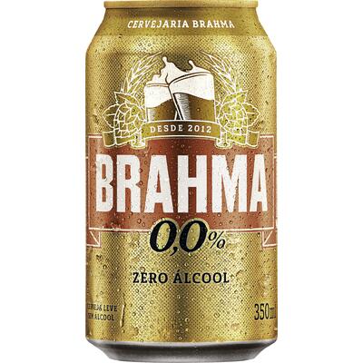 Cerveja Brahma Chopp Zero Lata com 350ml