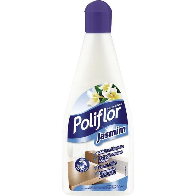 Lustra Móveis Poliflor Jasmim Frasco com 200ml
