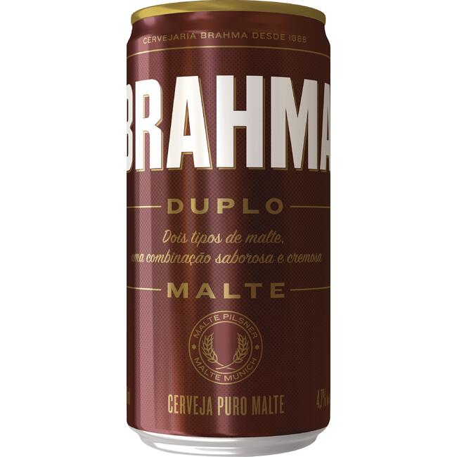 Cerveja Brahma Duplo Malte Lata com 269ml