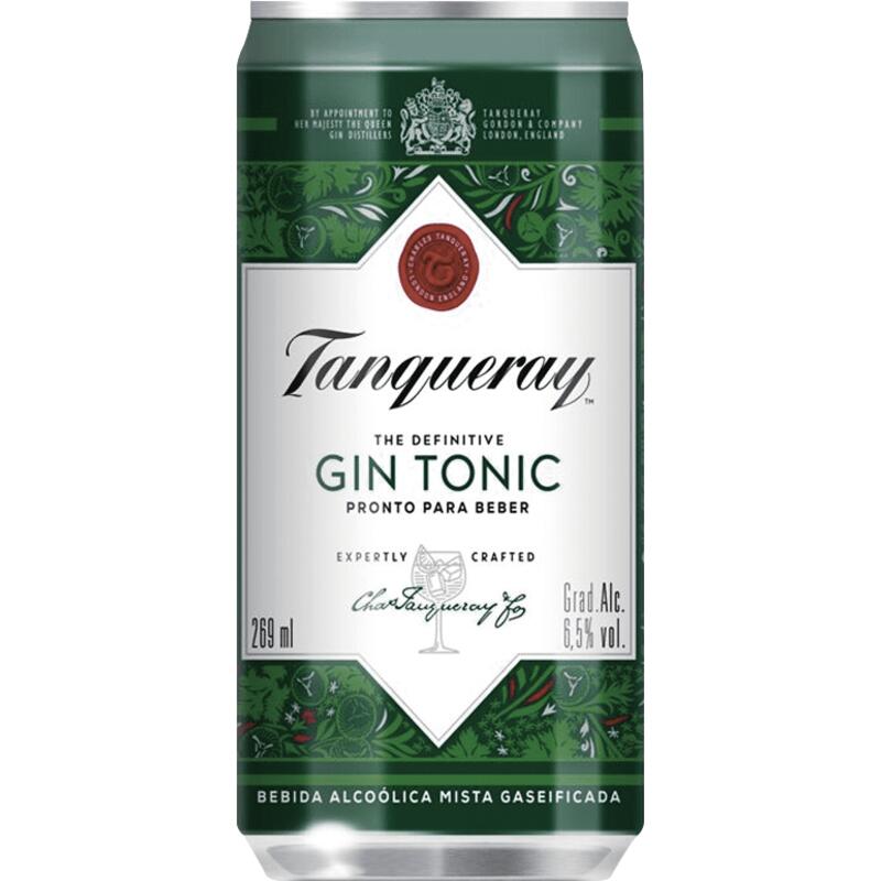 Bebida Alcoólica Mista Tanqueray Tonic Lata com 269ml