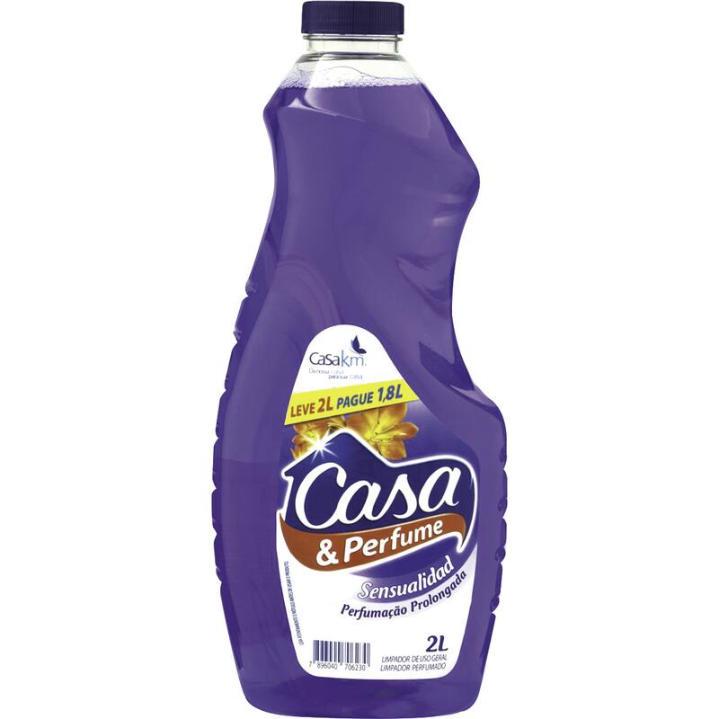 Limpador Casa & Perfume Sensualidad Frasco com 2L LEVE 2L PAGUE 1,8L