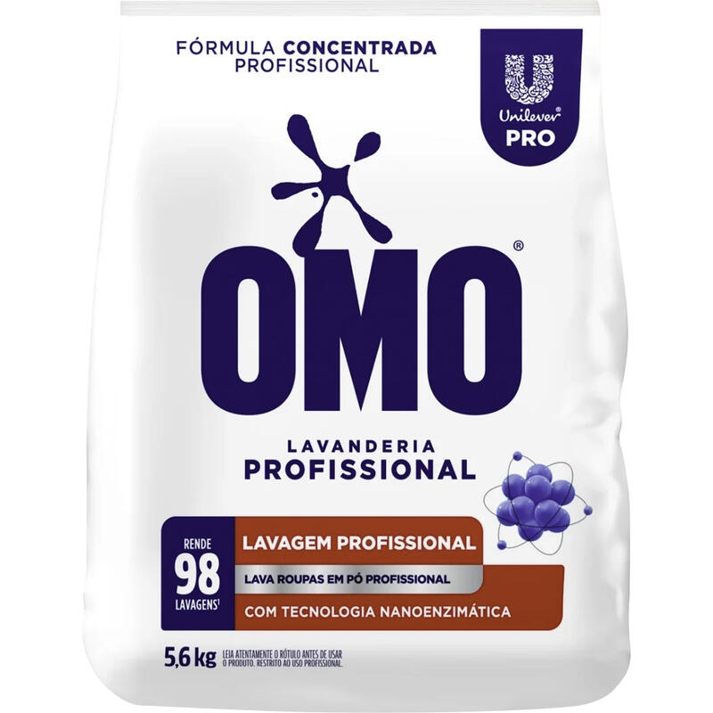 Detergente em Pó Omo Lavagem Perfeita Pacote com 5,6kg