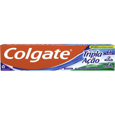 Creme Dental Colgate Tripla Ação Menta Original Tubo com 180g