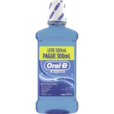 Antisséptico Bucal Oral-B Menta Frasco com 500ml