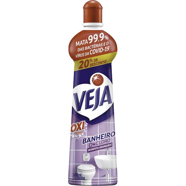 Limpador Veja Banheiro Lavanda Frasco com 500ml