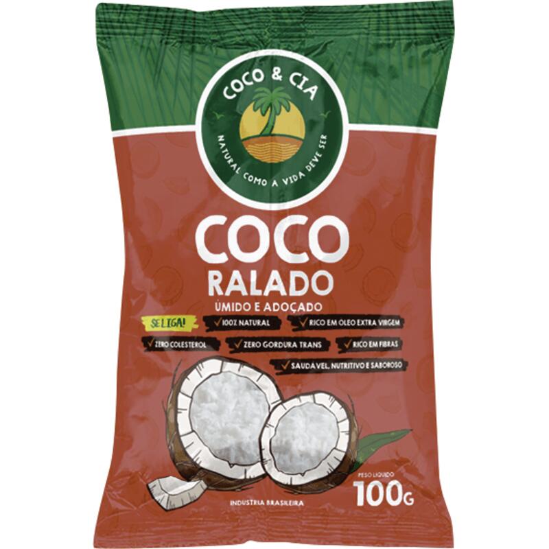 Coco Ralado Coco e Cia Pacote com 100g