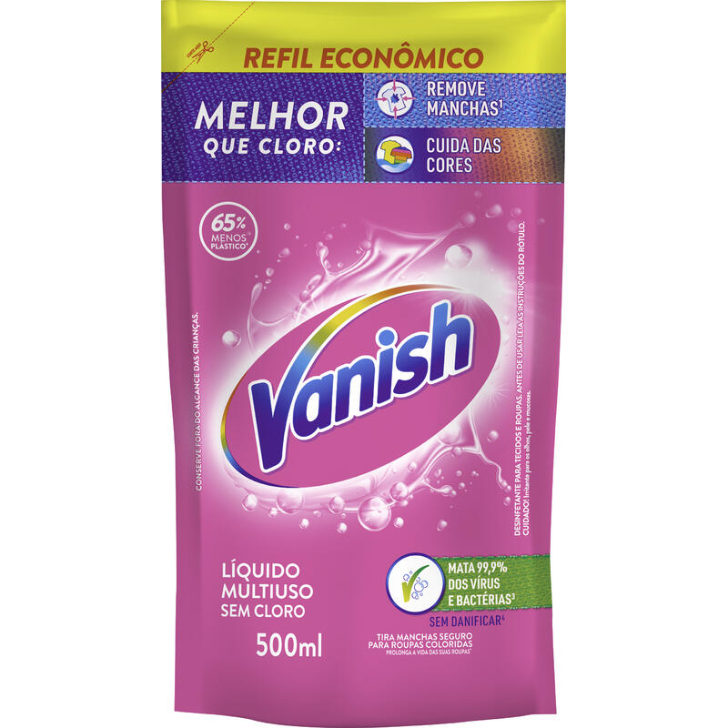 Tira Manchas em Gel Vanish Refil com 500ml