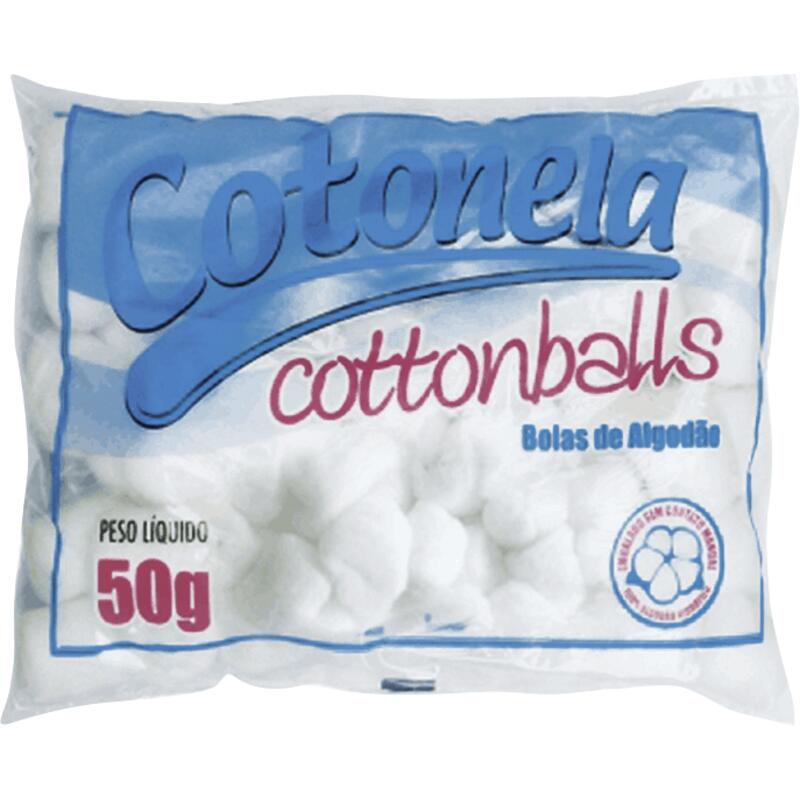 Algodão Branco Cotonela Bola Pacote com 50g
