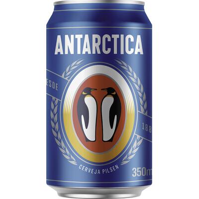 Cerveja Antarctica Lata com 350ml