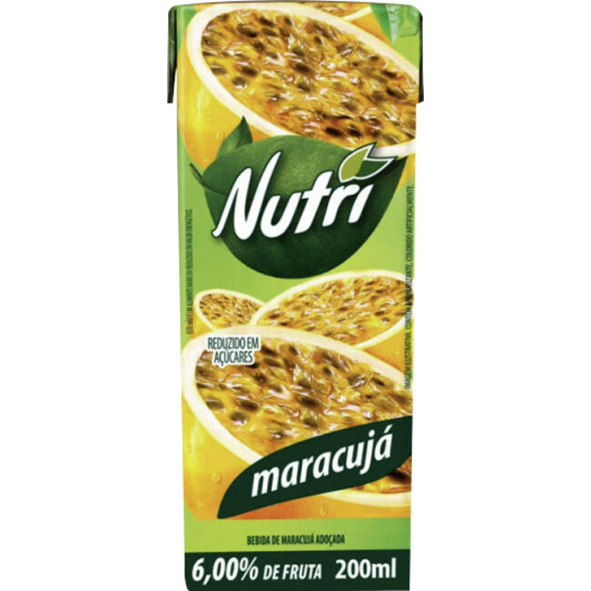 Suco Nutri Maracujá TP com 200ml