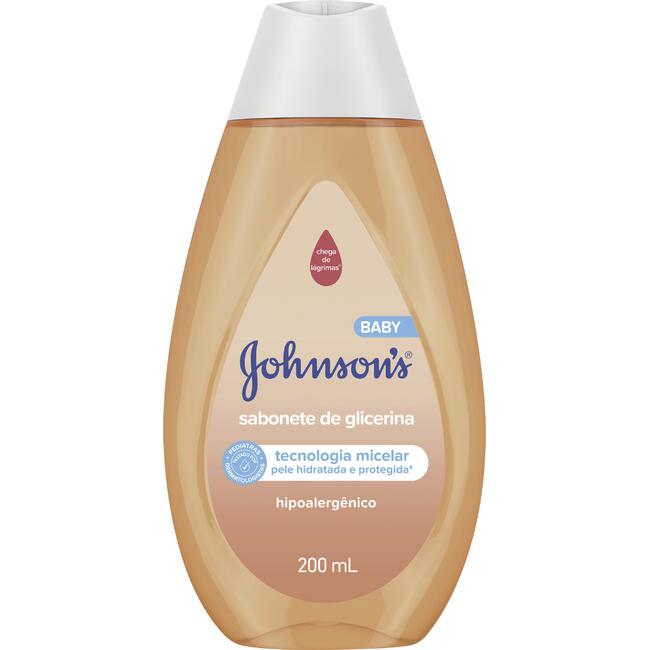 Sabonete Liquido Johnson's Baby Frasco com 200ml
