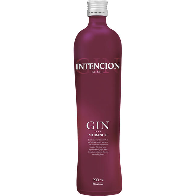 Gin Intencion Strawberry Garrafa com 900ml