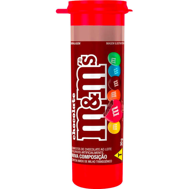 Confeito M&M’s Tubo com 30g