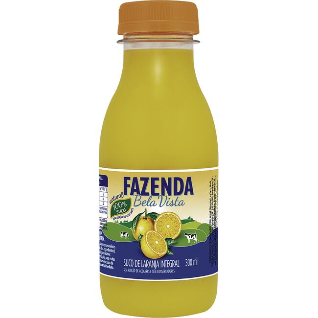 Suco Fazenda Laranja Pet com 300ml