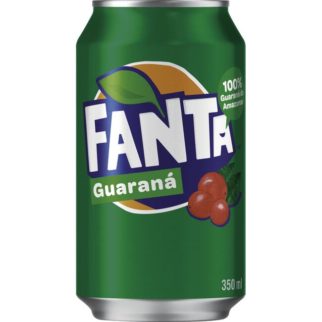 Refrigerante Fanta Guaraná Lata com 350ml