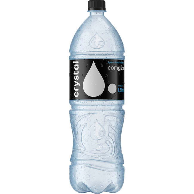 Água Mineral Crystal Com Gás Pet com 1,5L