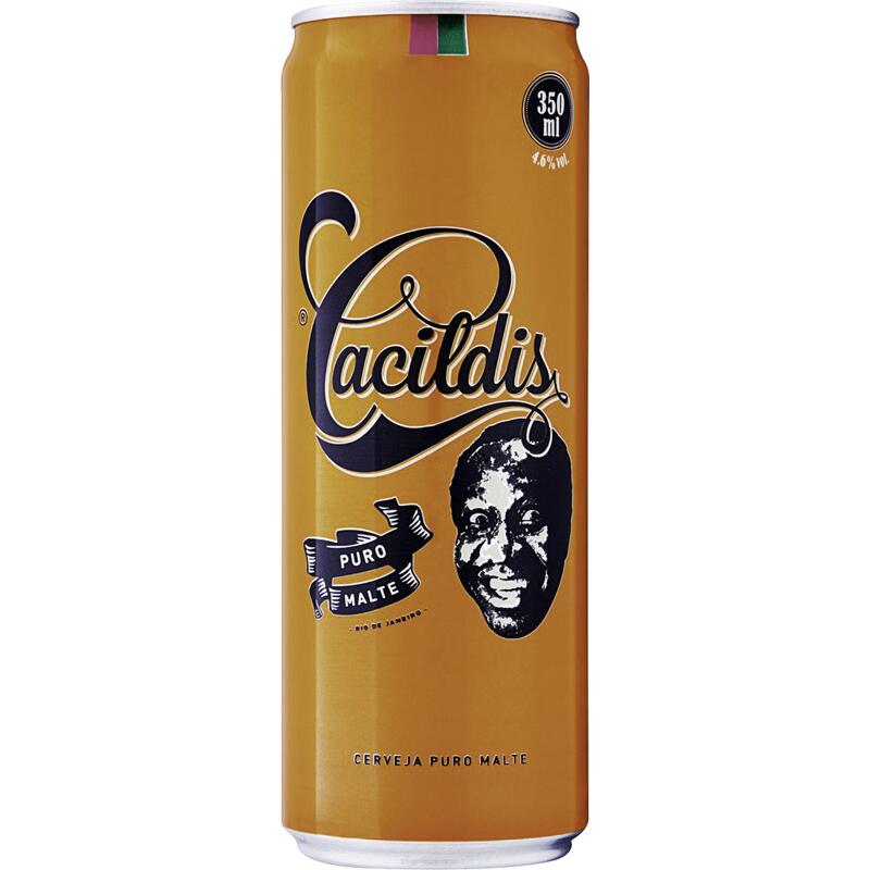 Cerveja Cacildis Puro Malte Lata com 350ml