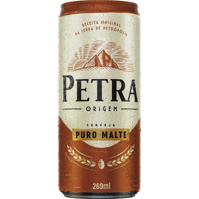 Cerveja Petra Puro Malte Lata com 269ml
