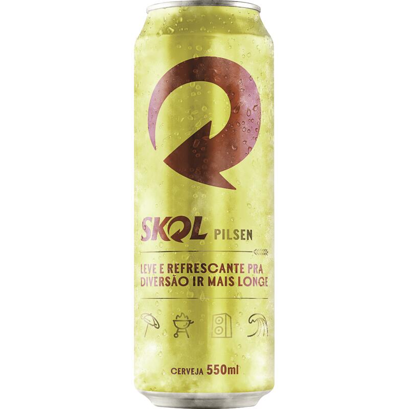 Cerveja Skol Latão com 550ml