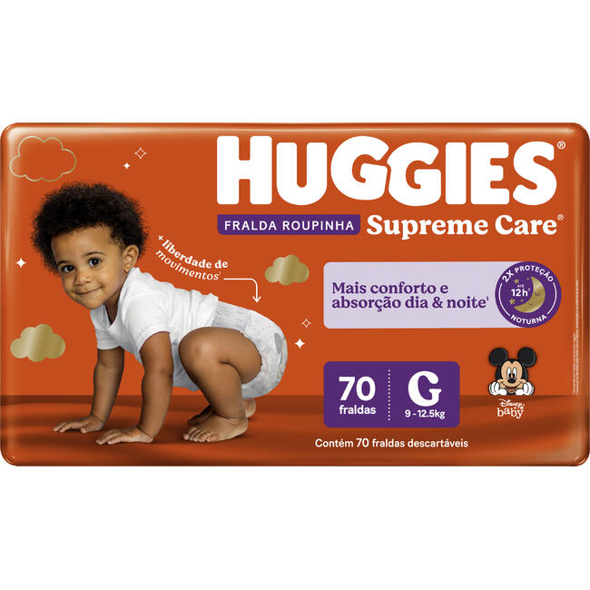 Fralda Roupinha Huggies Pants G Pacote com 70 unidades