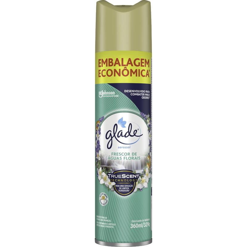Desodorizador Aerossol Glade Águas Florais Tubo com 360ml