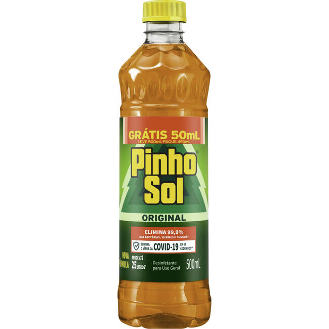 Desinfetante Pinho Sol Original Frasco com 500ml