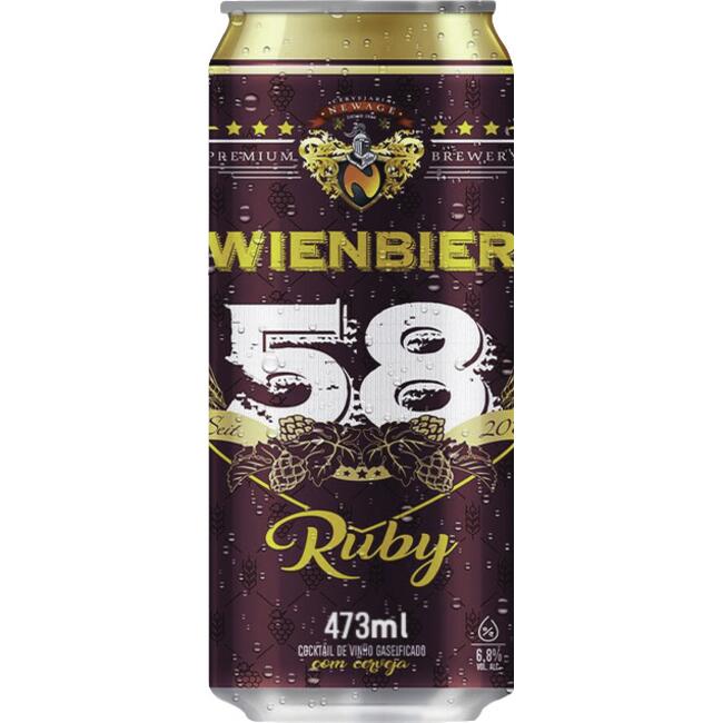 Coquetel de Vinho Wienbier 58 Com Cerveja Lata com 473ml