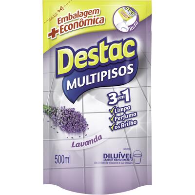 Limpador Destac Brisa de Lavanda Refil com 500ml