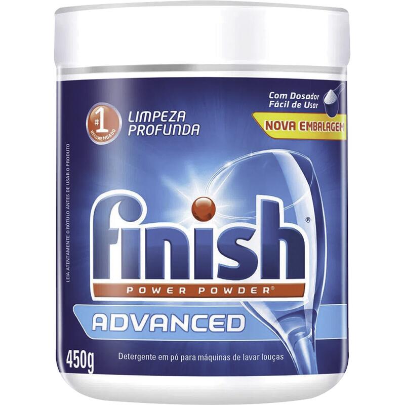Lava Louças em Pó Finish Pote com 450g