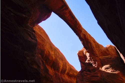 Surprise Arch in the Fiery Furnace, Arches National Park, Utah