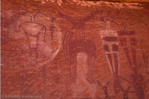 A small part of the Courthouse Panel near Moab, Utah