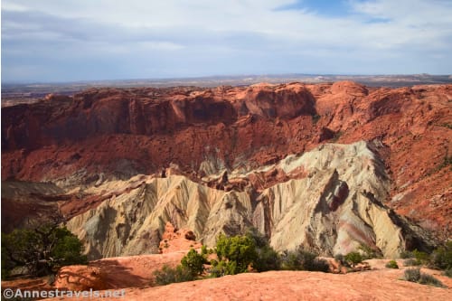 Views into Upheaval Dome, Island in the Sky District, Canyonlands National Park, Utah