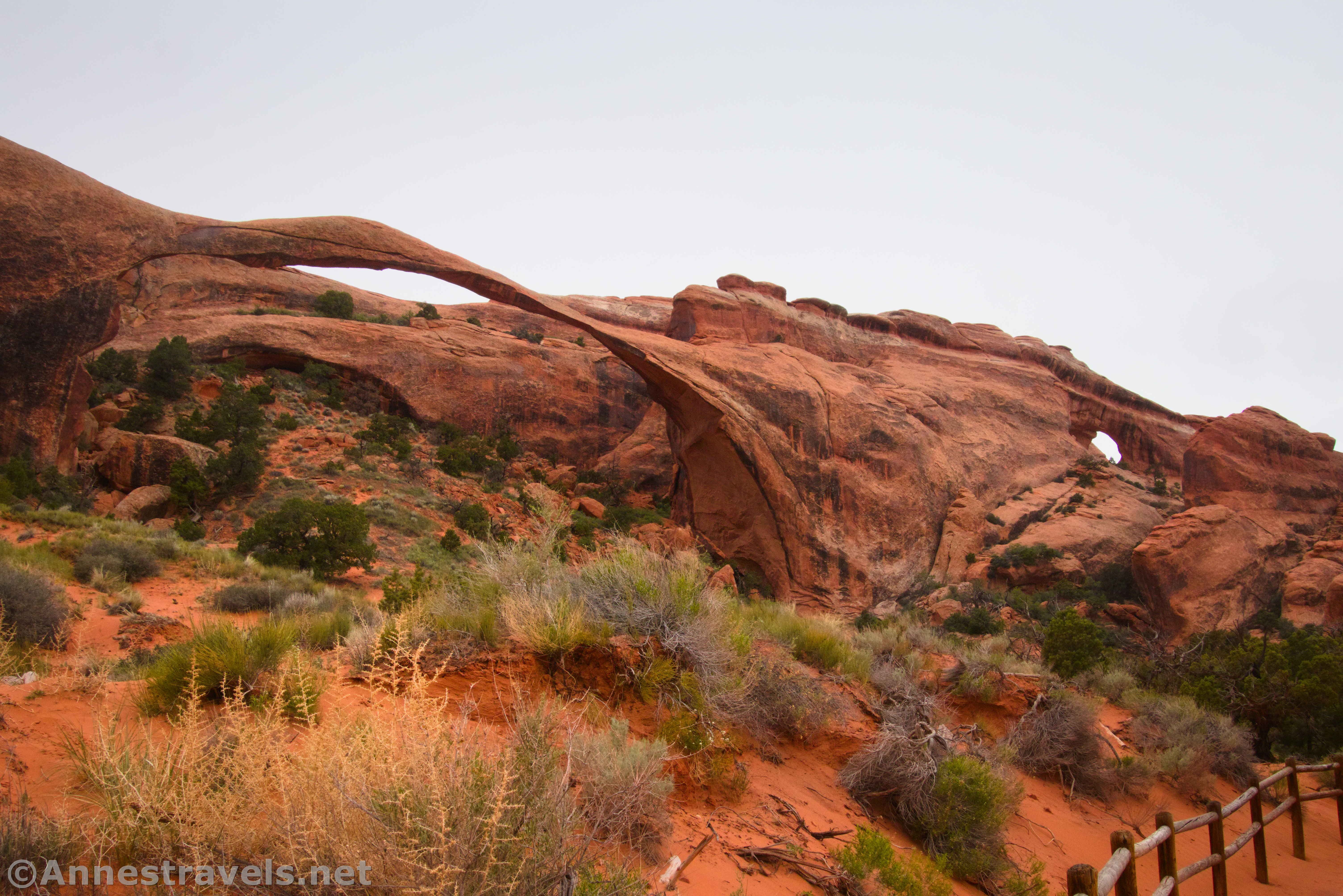 Landscape Arch in Devils Garden, Arches National Park, Utah