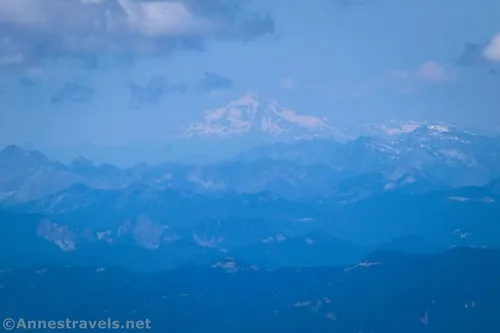 Closeup of Mt. Baker to the north from the Climber's Trail, Mount Rainier National Park, Washington