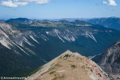 Views down the White River Gorge, Mount Rainier National Park, Washington