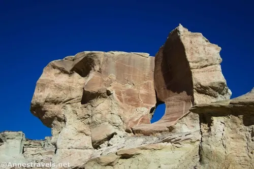 I'll call this one "Curved Arch" in Resurrection Canyon, Glen Canyon National Recreation Area, Utah