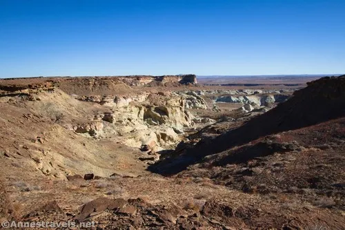 Looking down Resurrection Canyon, Glen Canyon National Recreation Area, Utah