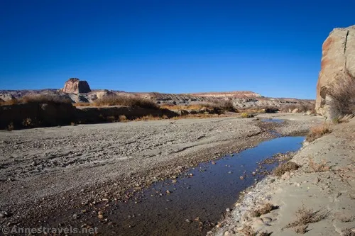 Wahweap Creek at the mouth of Resurrection Canyon, Glen Canyon National Recreation Area, Utah