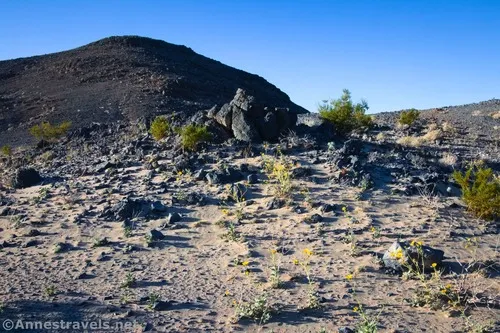 Following old tire tracks toward Lake Hill, Death Valley National Park, California