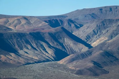 Rainbow Canyon aka Star Wars Canyon from Lake Hill, Death Valley National Park, California