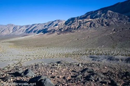 Views from the first false summit of Lake Hill, Death Valley National Park, California