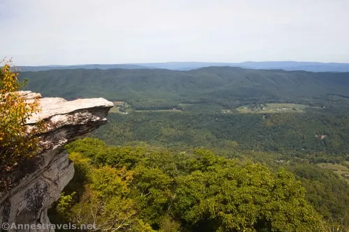 Mini McAfee Knob overhang, Jefferson National Forest, Virginia