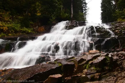 Standing below Gloria Falls, Uinta-Wasatch-Cache National Forest, Utah