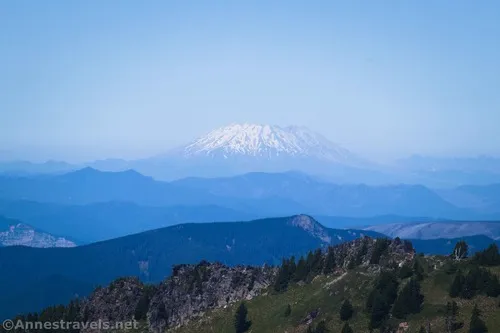 Views toward Mt. St. Helens from above Paradise Park, Mount Hood National Forest, Washington