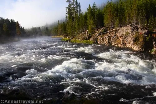 The Firehole River above the Cascades of the Firehole, Yellowstone National Park, Wyoming