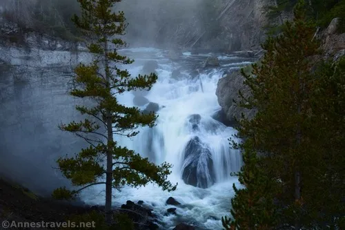 Firehole Falls along the Firehole Canyon Drive, Yellowstone National Park, Wyoming