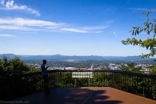 The Roanoke Star Viewpoint above Roanoke, Virginia